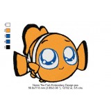 Nemo The Fish Embroidery Design